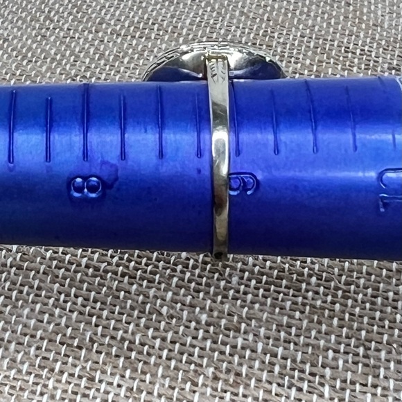 RARE 1923 ART DECO ERA BLACK ONYX RING 14K WHITE GOLD 100 years old - Picture 13 of 16